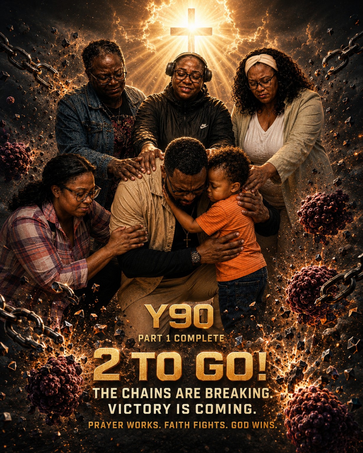 Family prayer artwork